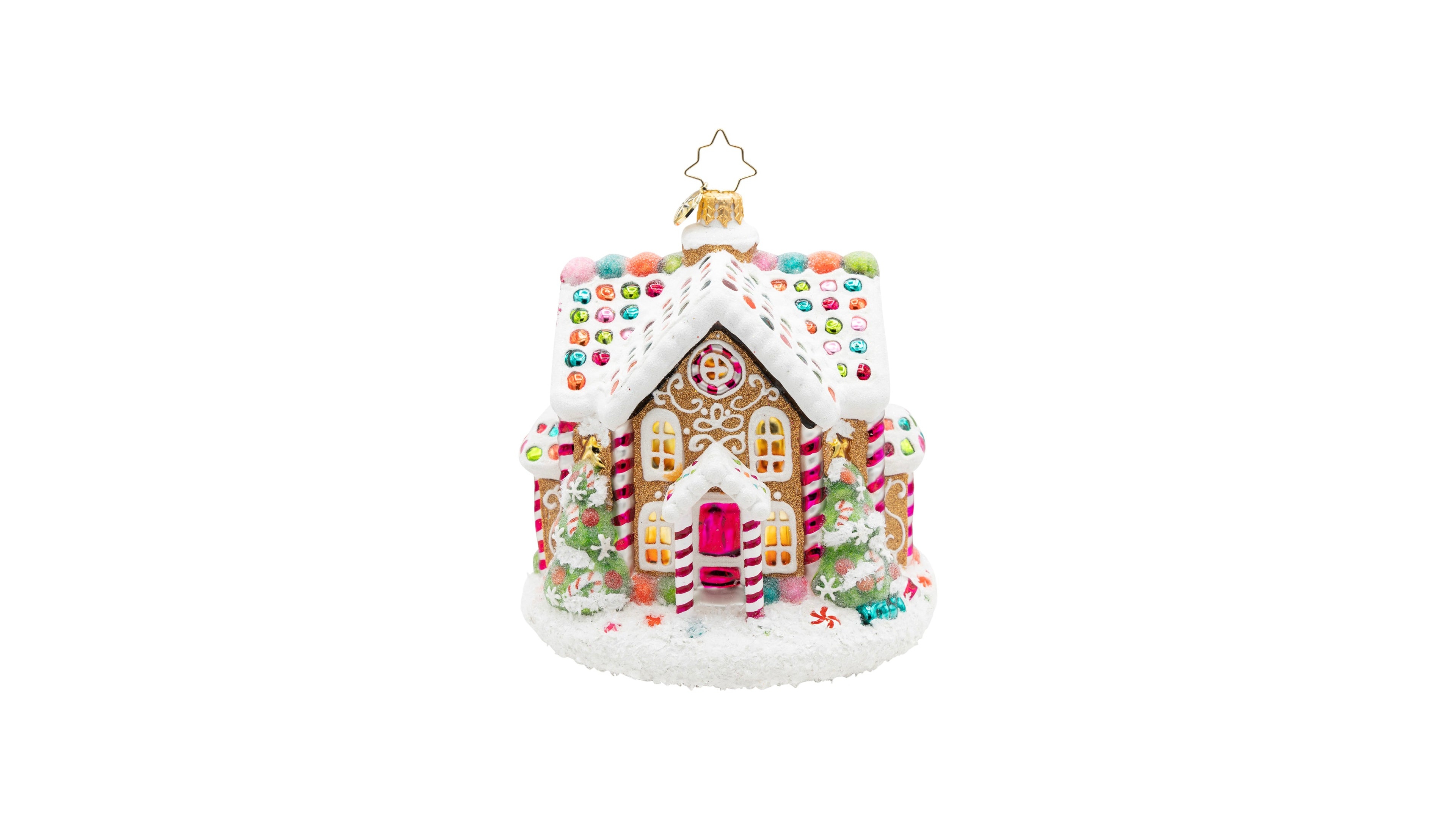 Christopher Radko 5.25" Sweet Treat House Ornament