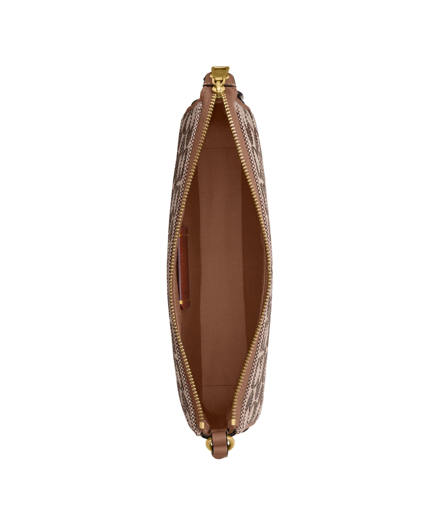 Plaza Small Crystal Signature Jacquard Shoulder Bag
