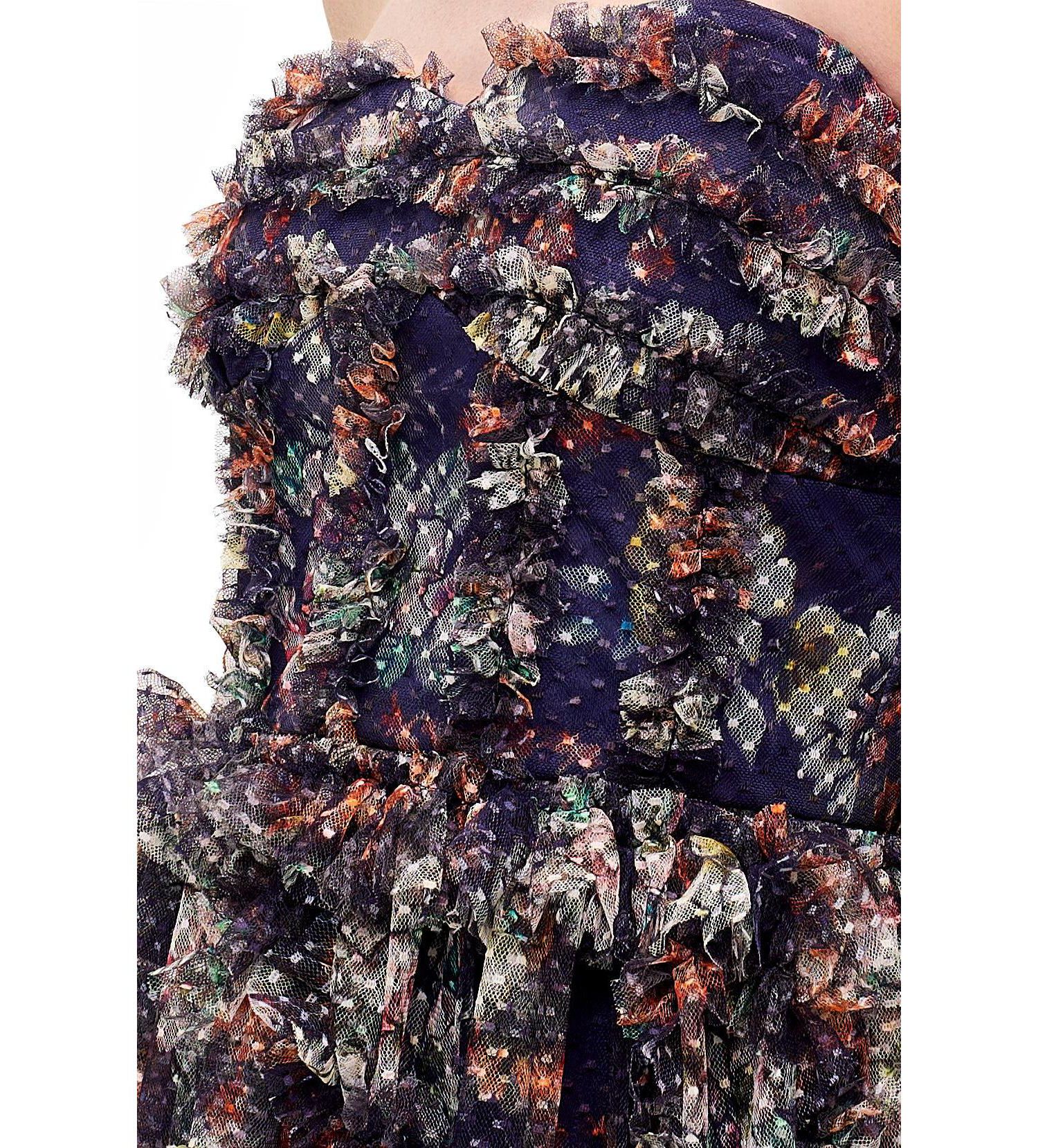 Women's Floral Ruffle Dress