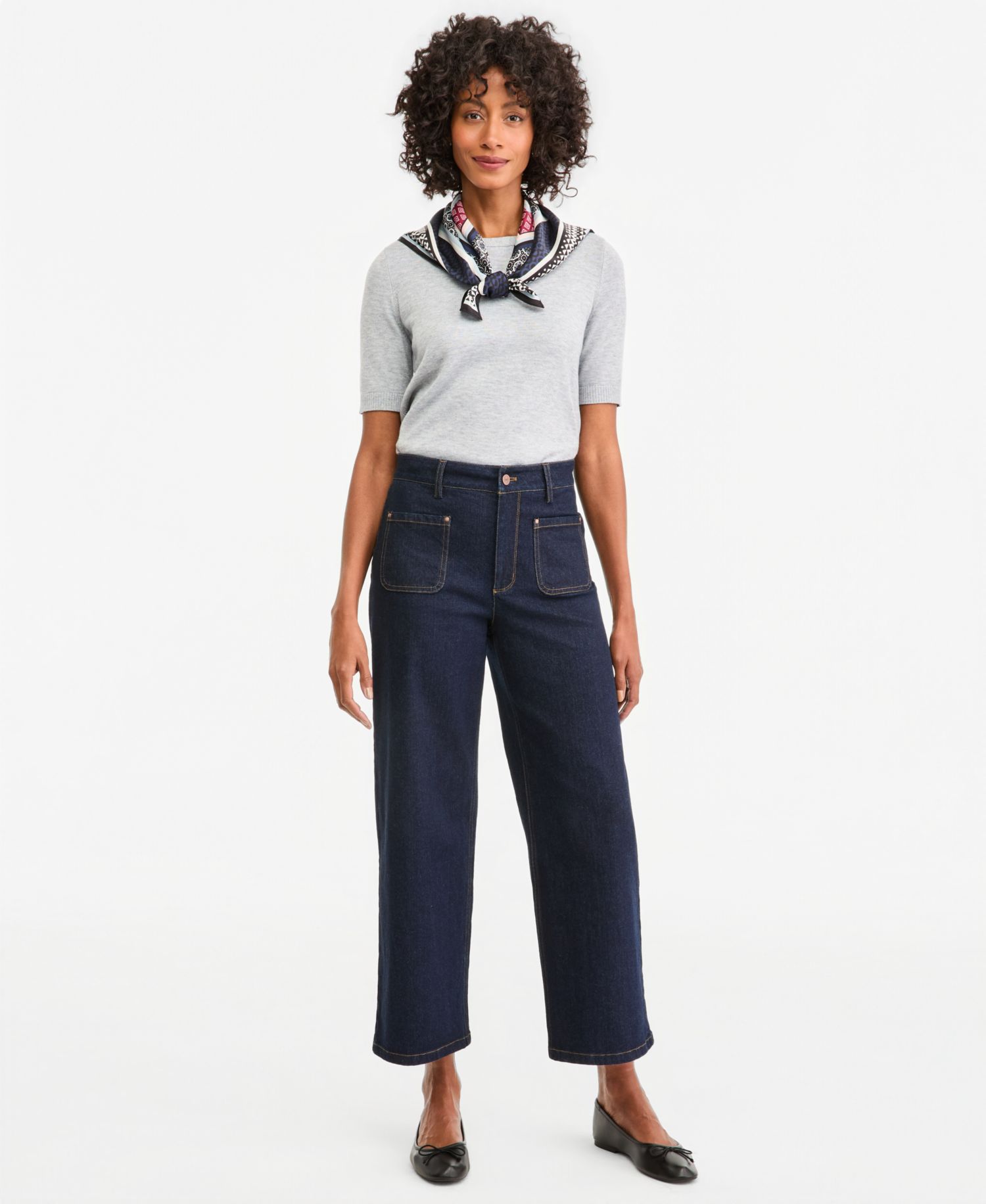 Women's Lexington Wide-Leg Ankle Jeans