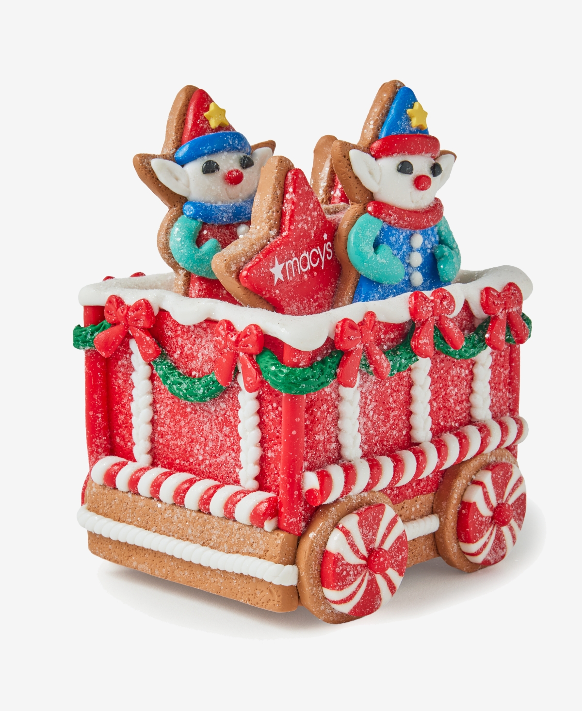 Macy's 100th Thanksgiving Day Clay Train Car with Elf, Macy's Exclusive