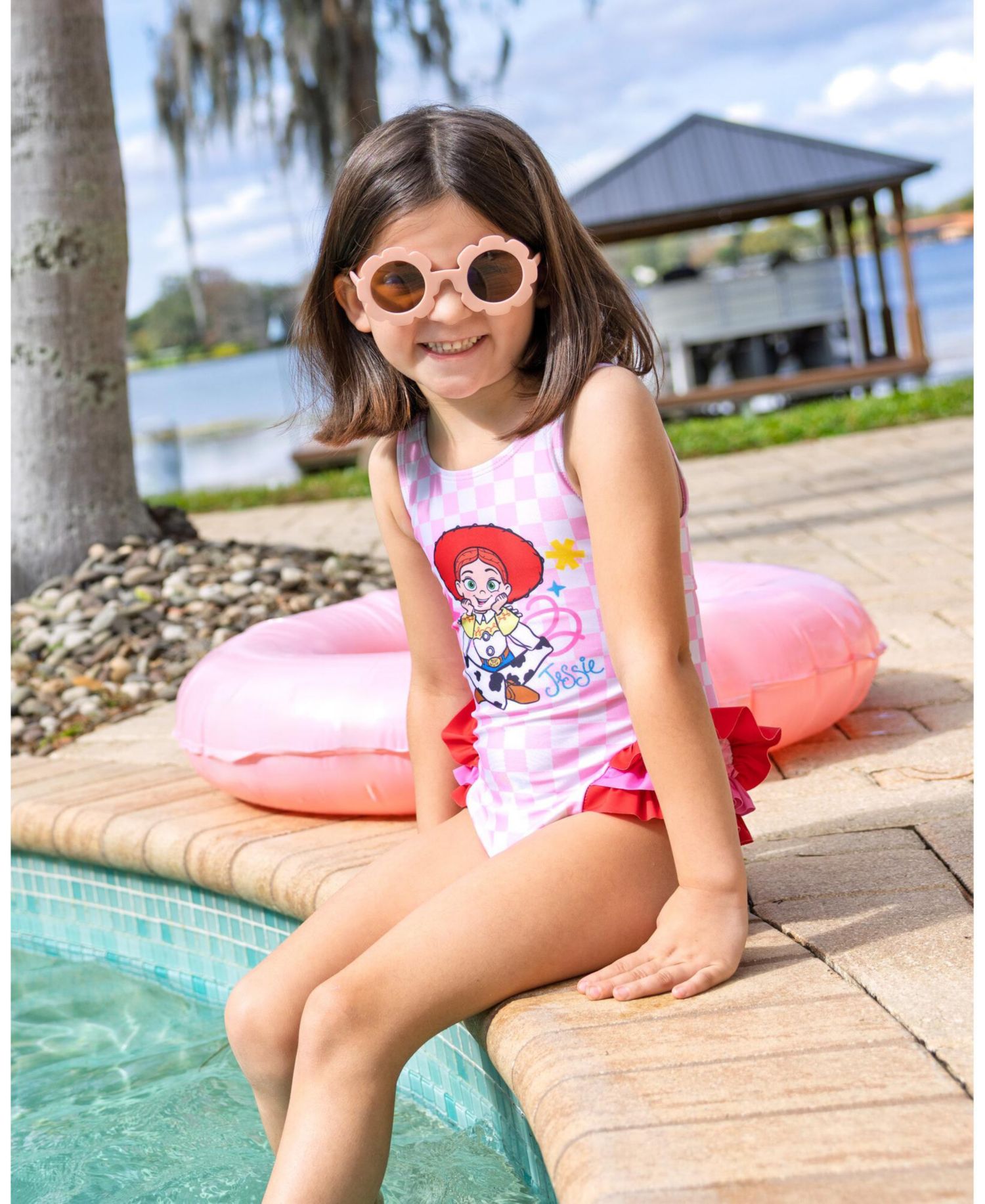 Toy Story Toddler Girls One Piece Swimwear UPF 50+