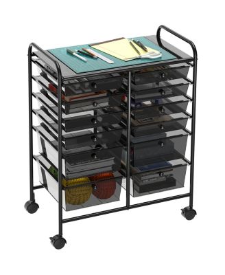 Utility Cart Rolling Craft Organizer Drawers