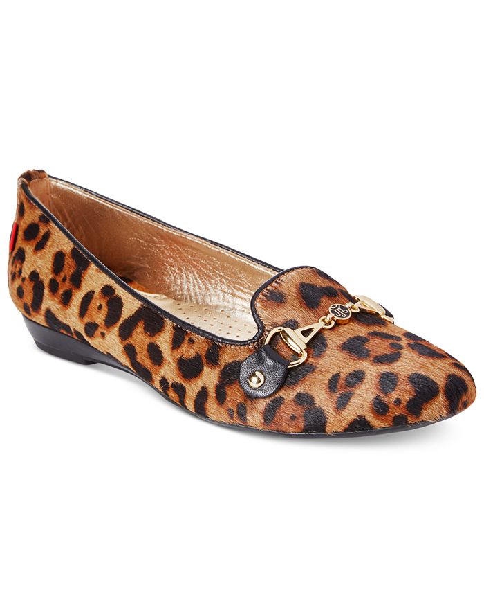 Macys online leopard flats