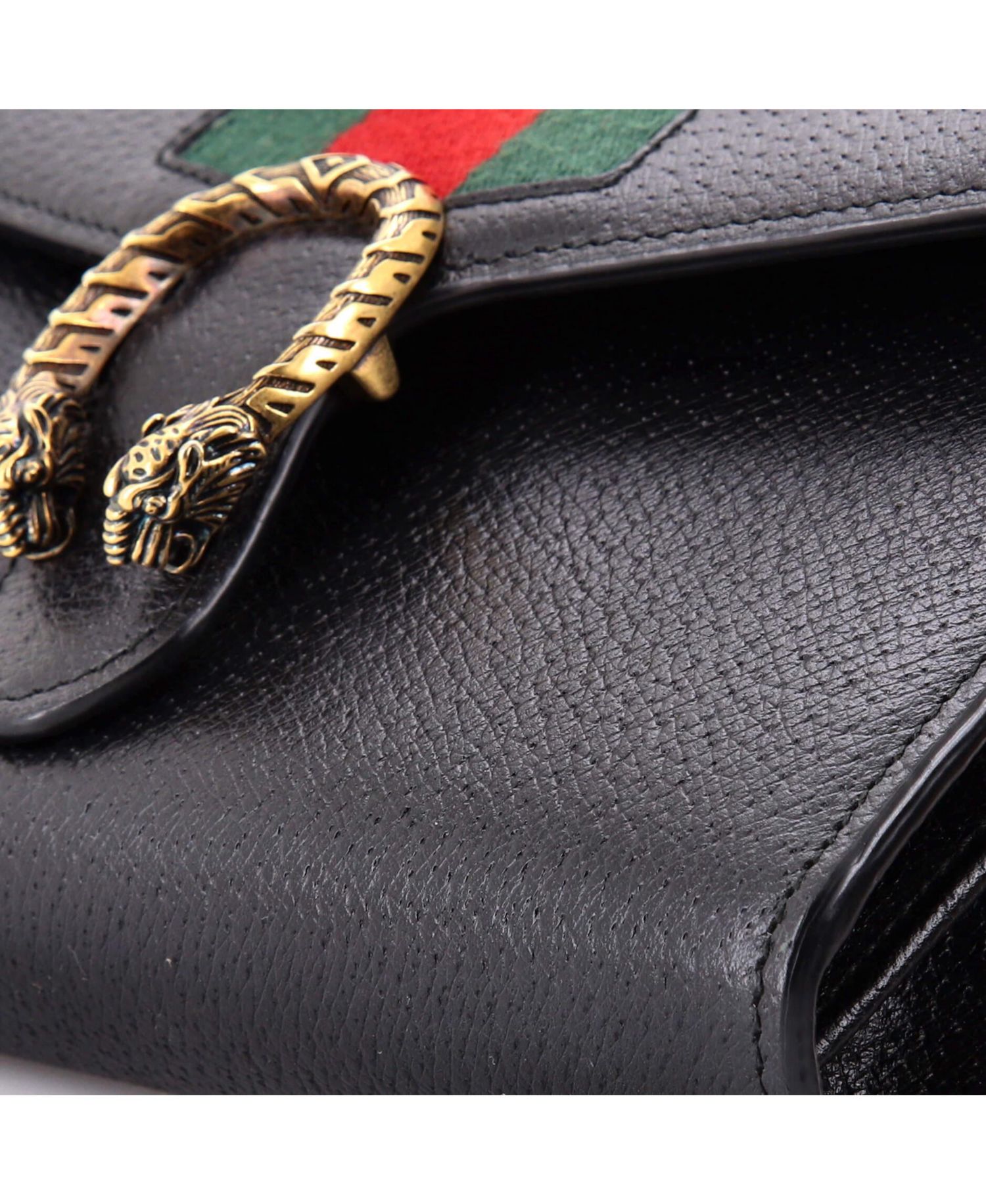 Small Dionysus Web Chain Wallet Leather