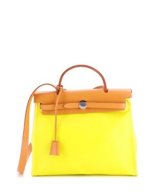 31 Herbag Zip Berline Vache Canvas and Leather