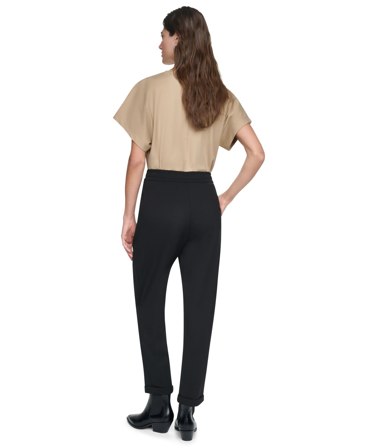 Women's Cuffed Capri Soho Ponte Pants