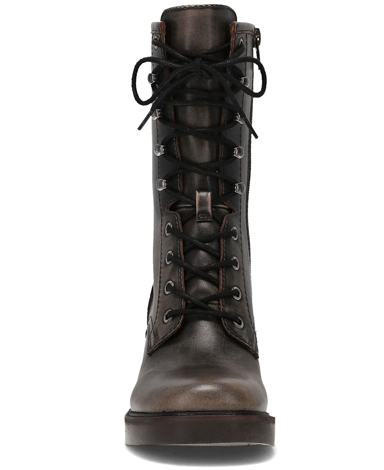 Women's Fynn Block Heel Lace Up Combat Booties