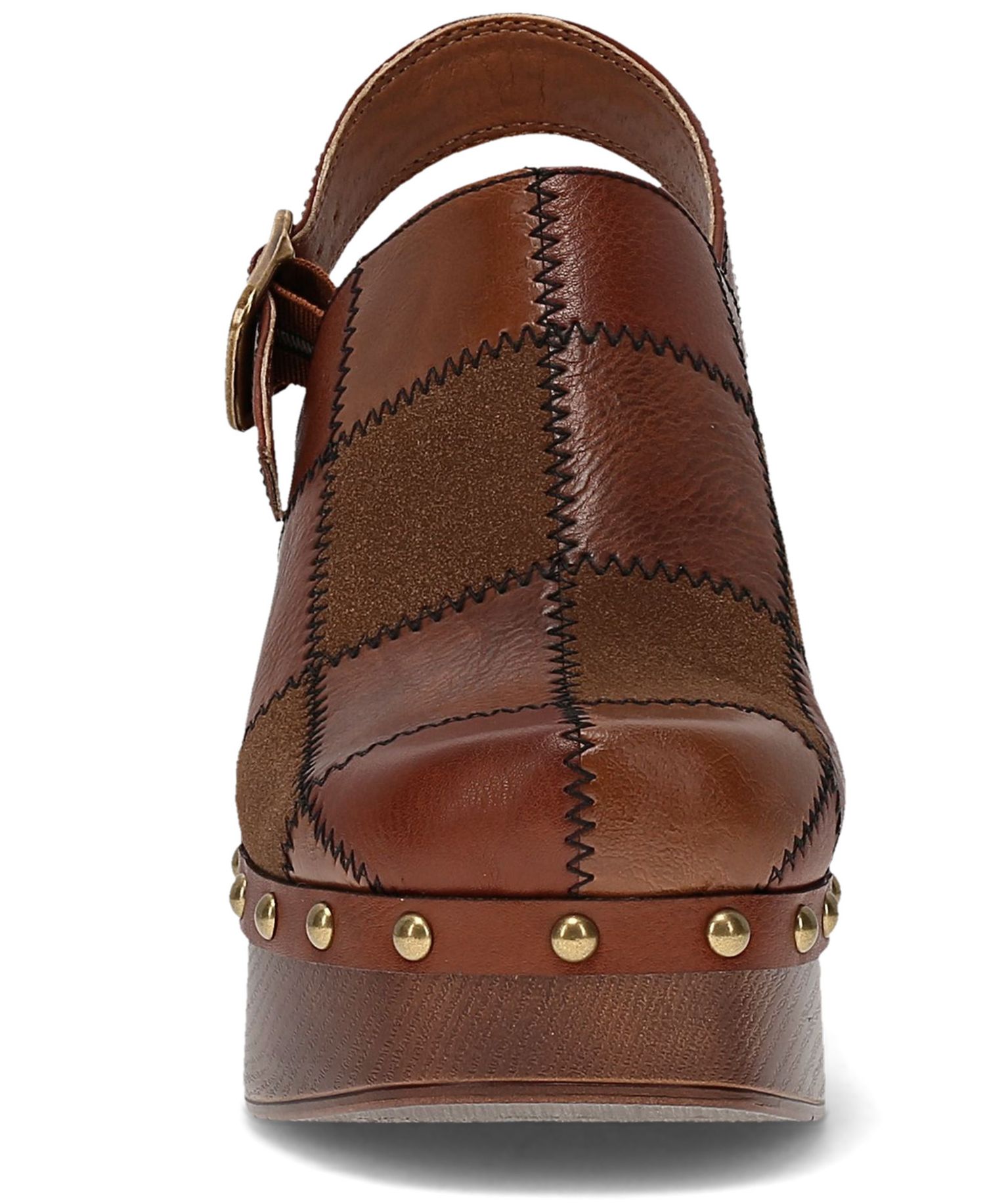 Women's Wylie Patchwork Platform Mule Clogs