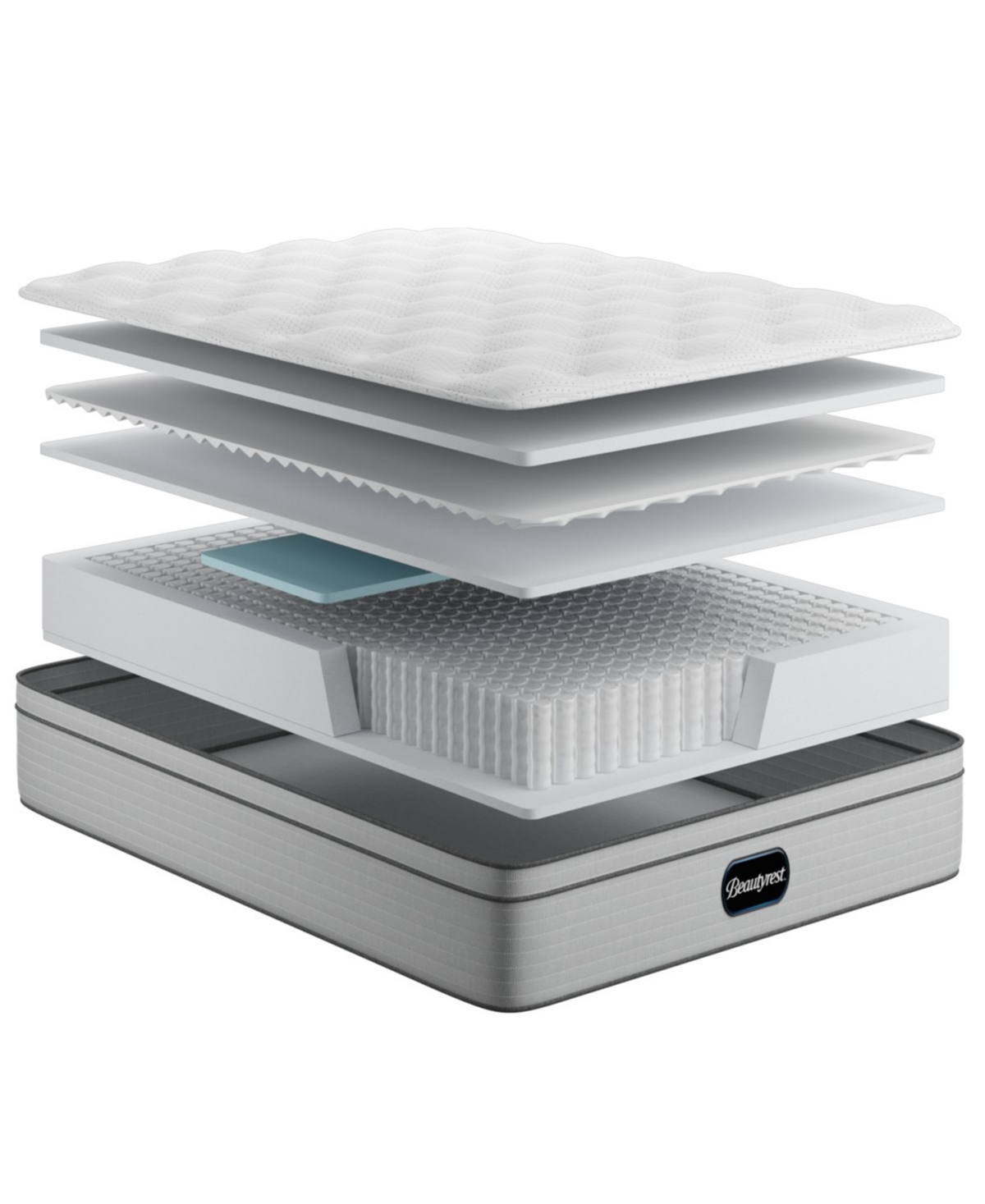 Beautyrest Cloud Canyon 12.75" Plush Euro Top Mattress Set