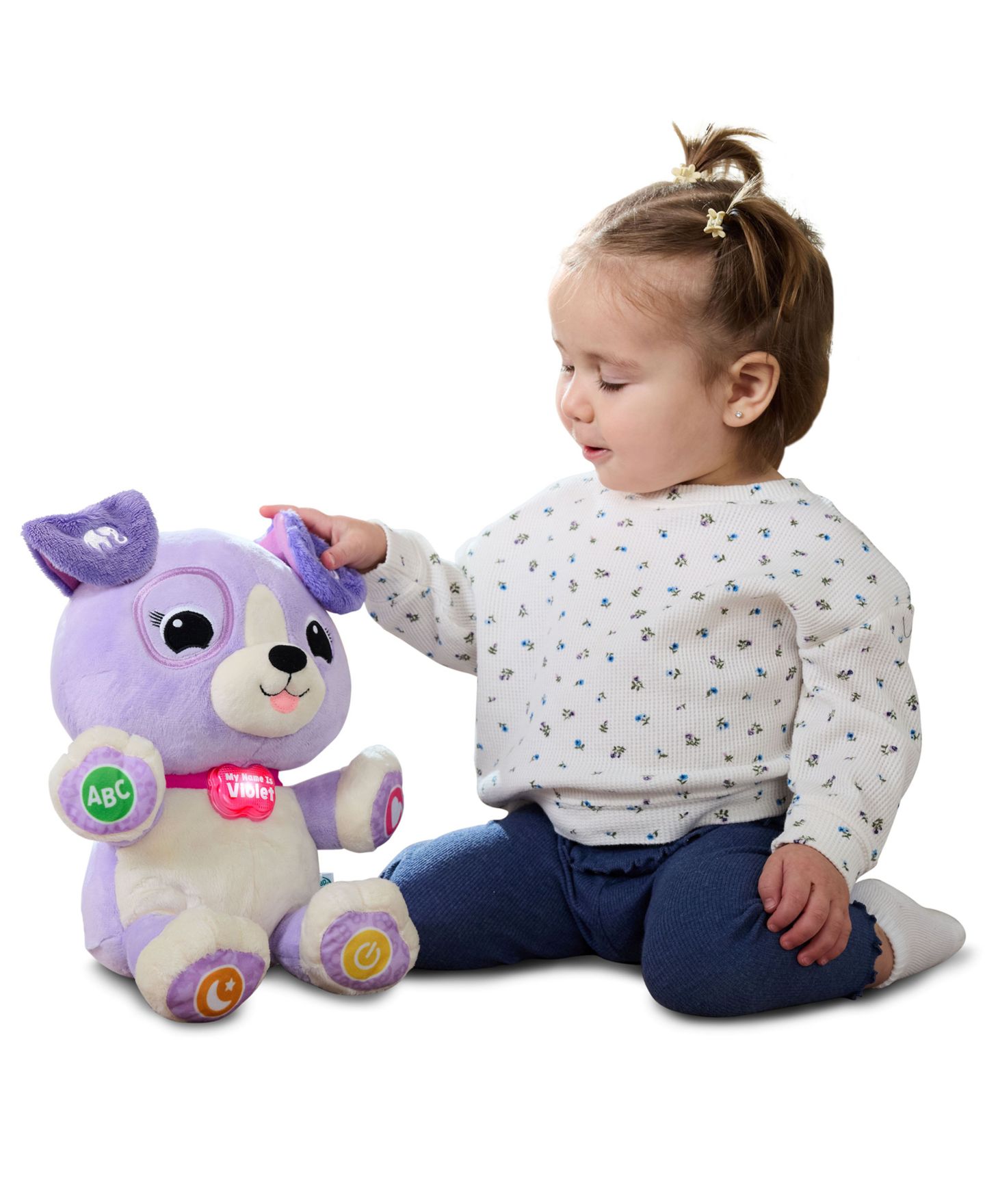 Детская мягкая игрушка Leapfrog My Best Pal Violet Personalized Learning Companion Interactive Plush Toy — фото 3