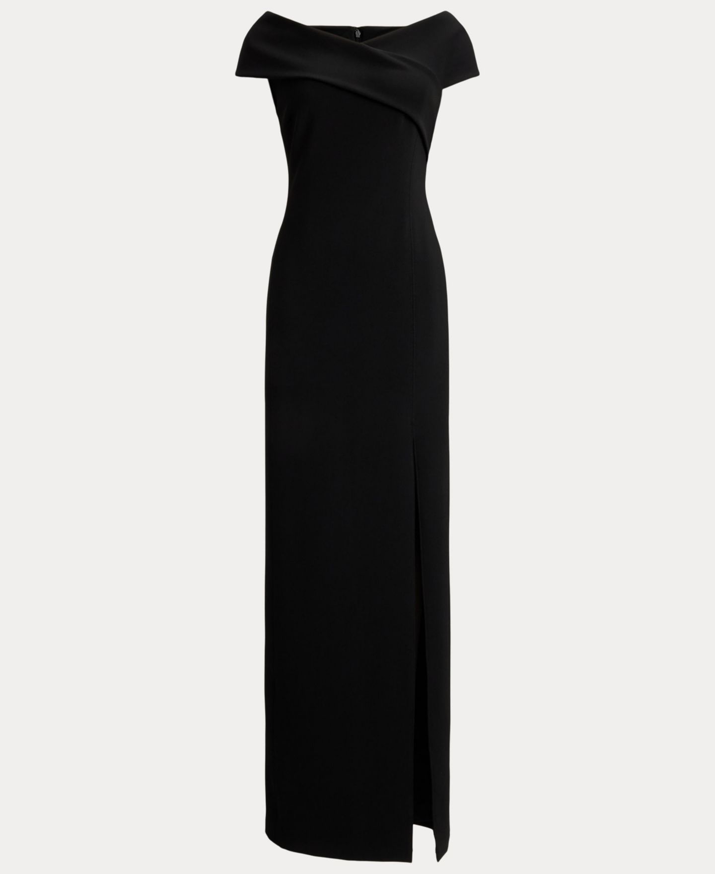 Женские платья Lauren Ralph Lauren Faille Off-the-Shoulder Gown, цвет: Чёрный — фото 6