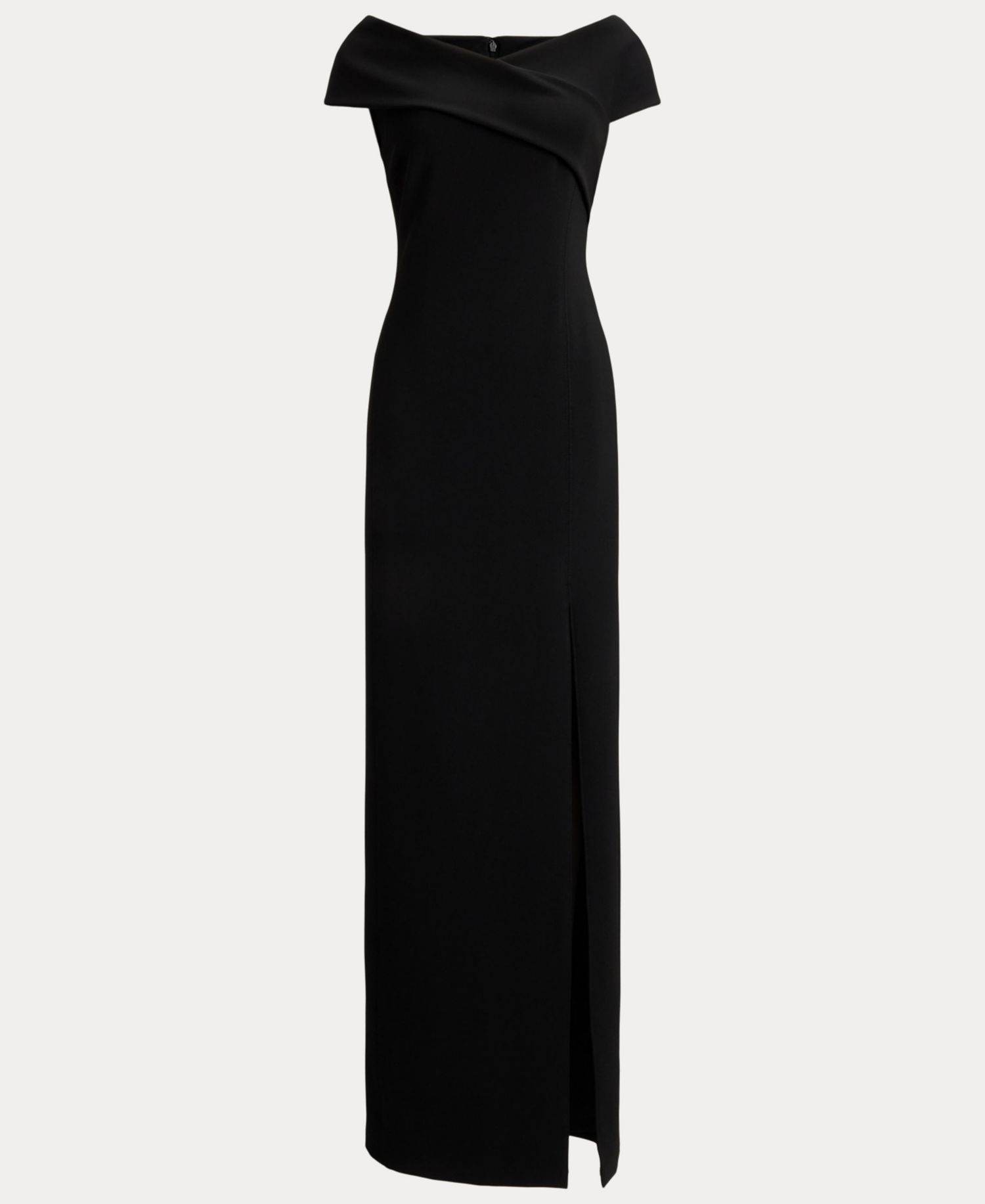 Women's Faille Off-the-Shoulder Gown
