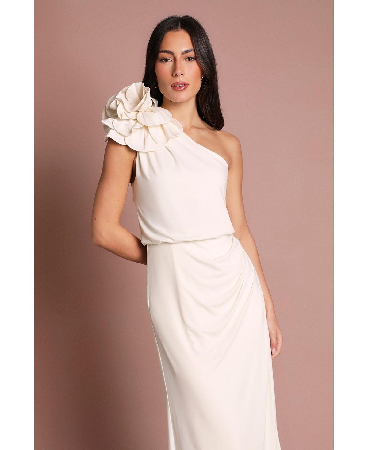 Coast Women's One Shoulder Jersey Maxi Dress view 4 — MAYCSS fashion products