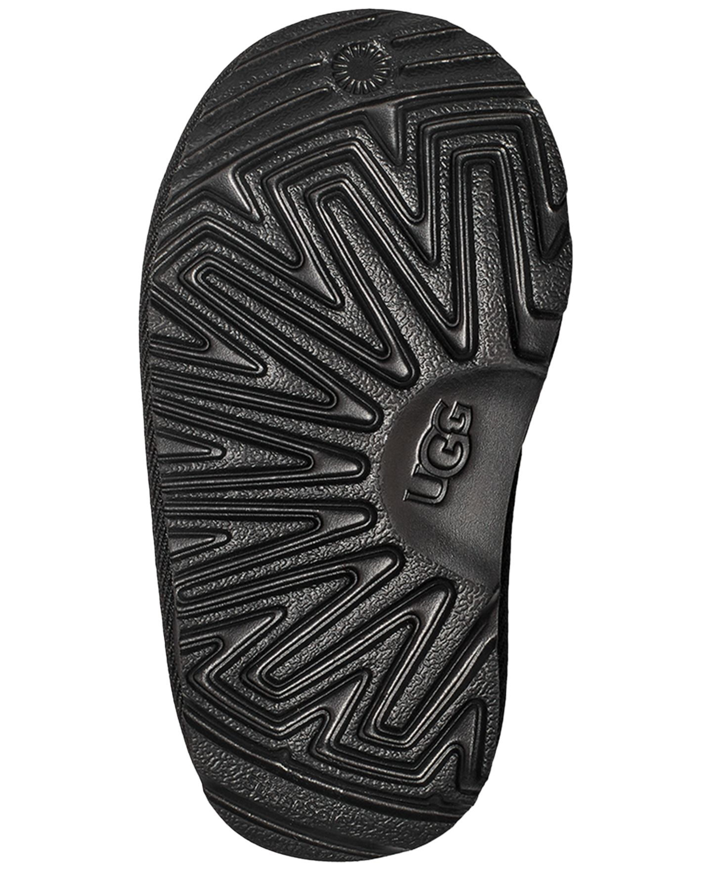 Тапочки UGG® Tasman II Slip-On Slippers для девочек-малышей, цвет: Чёрный — фото 5