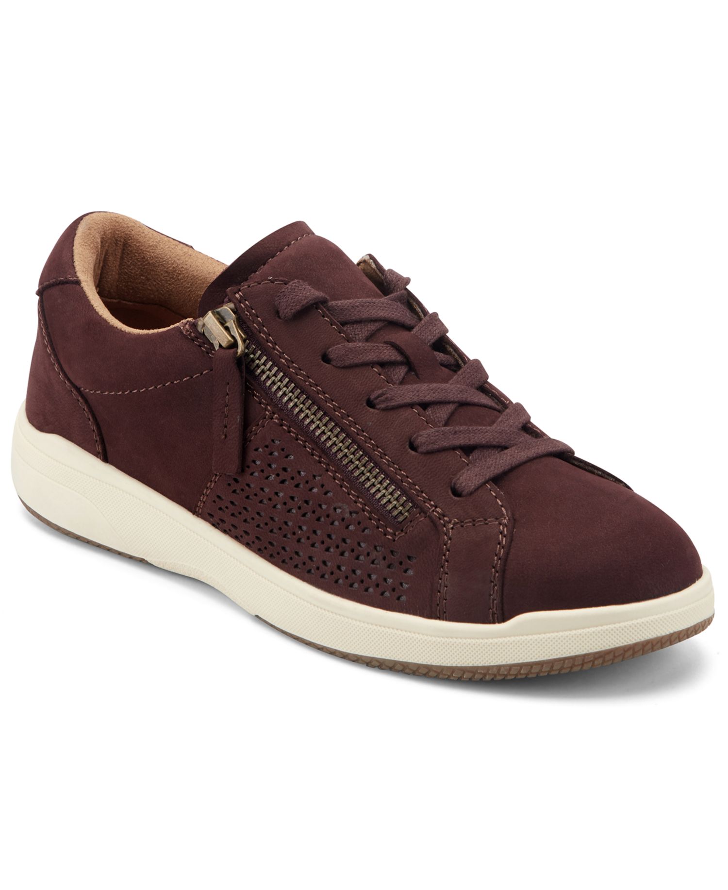 Women's Netta Side Zip Lace-Up Sneakers