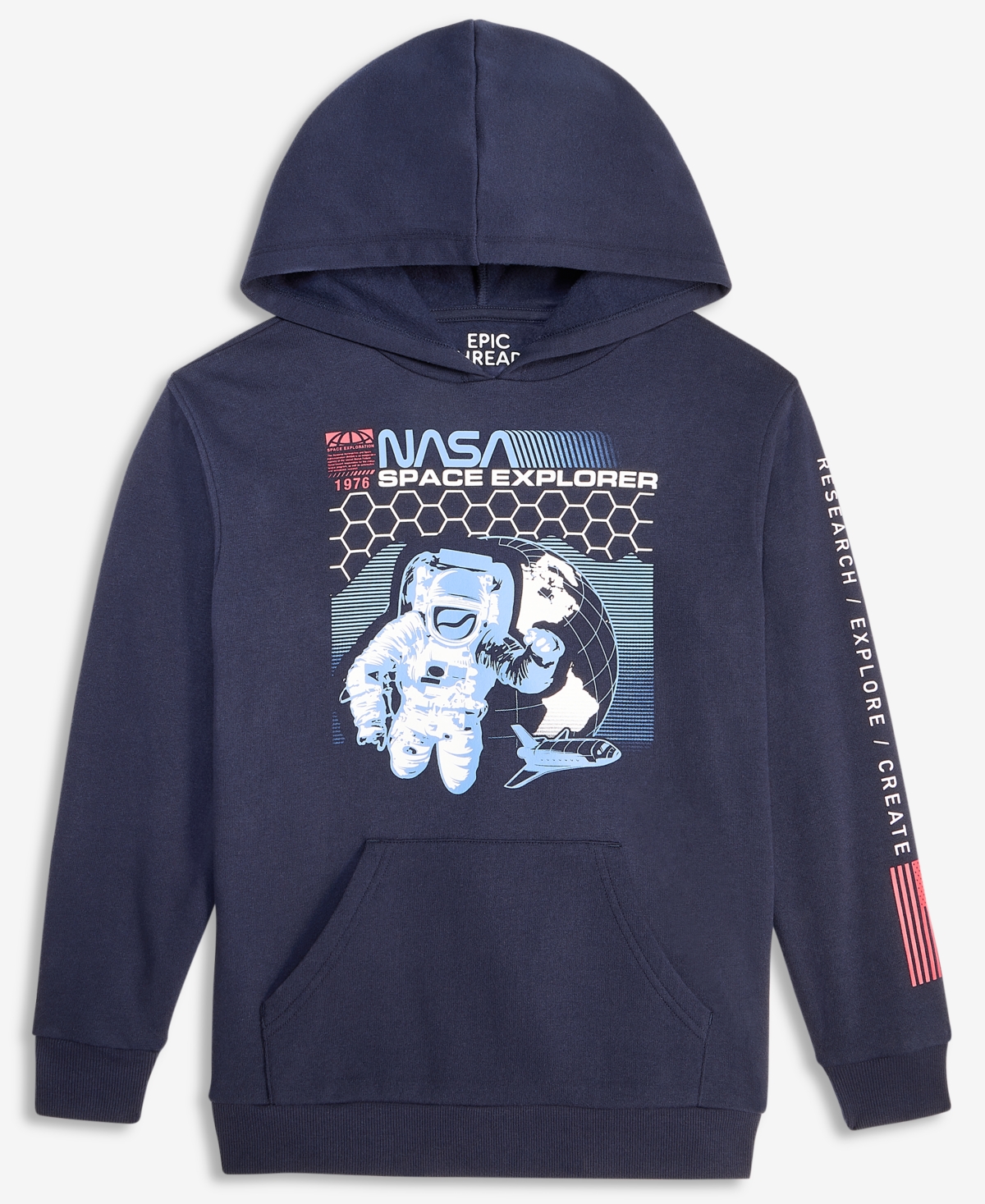 Epic Threads Boys' Xs-xl Nasa Space Explorer Pullover Hoodie, Macy's Exclusive