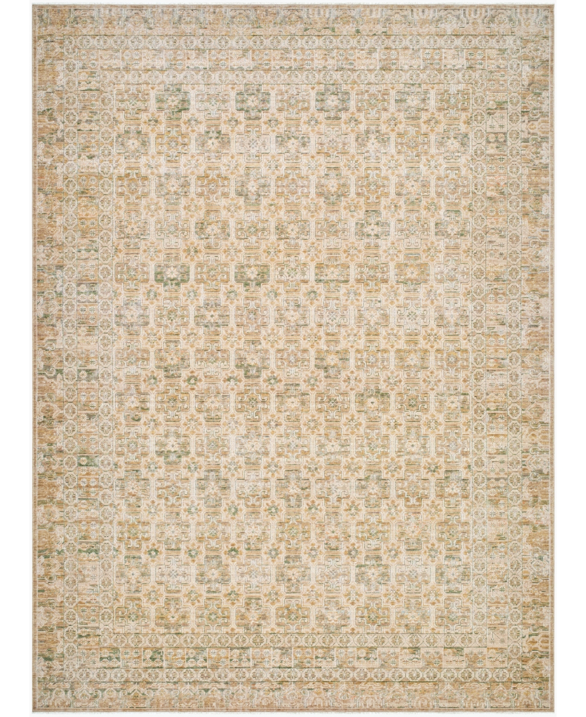 Becki Owens x Surya Renaissance 541943 6'5" x 8'10" Area Rug - Light Beige, Olive