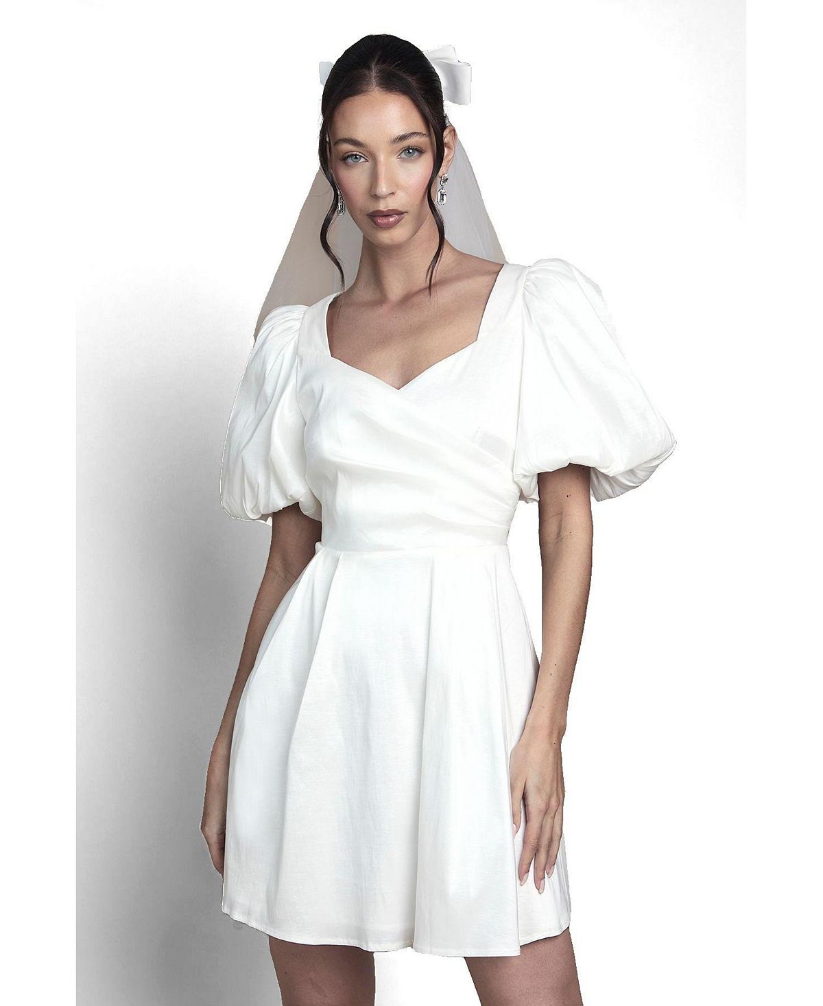 Coast Women's Puff Sleeve Mini Dress view 2 — MAYCSS fashion products
