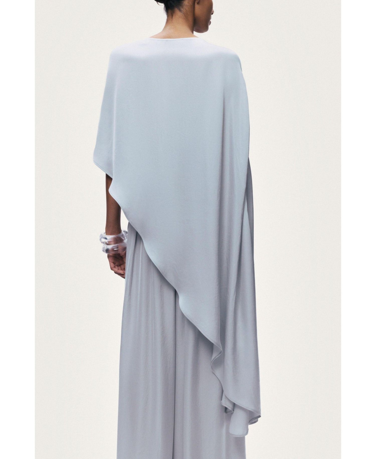 Women's Draped Cape Blouse