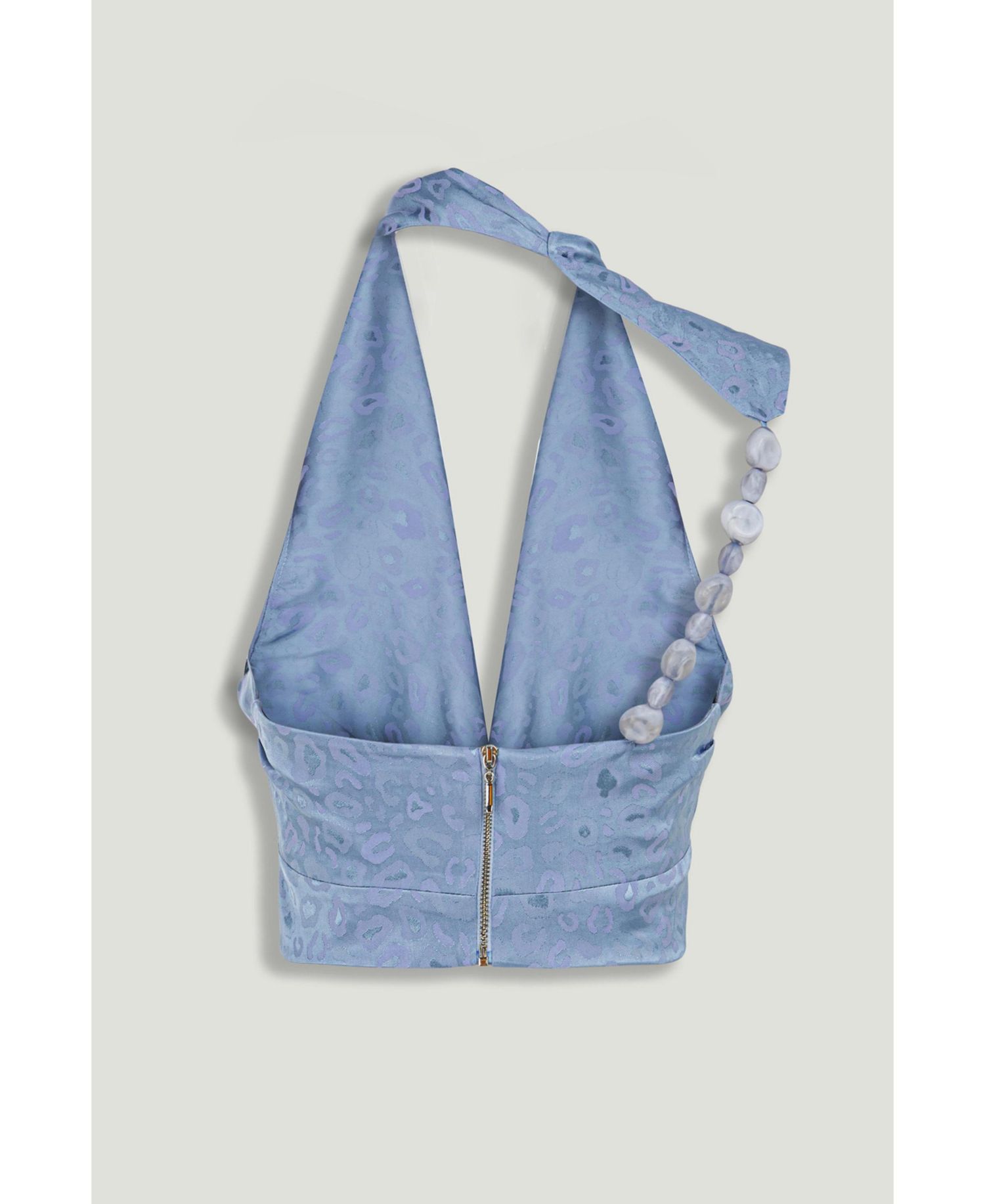 Women's Accessory-Detail Off-Shoulder Bustier Top