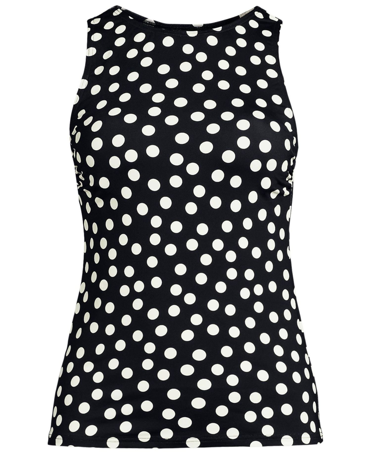 Women's D-Cup Chlorine Resistant High Neck UPF 50 Sun Protection Modest Tankini Swimsuit Top