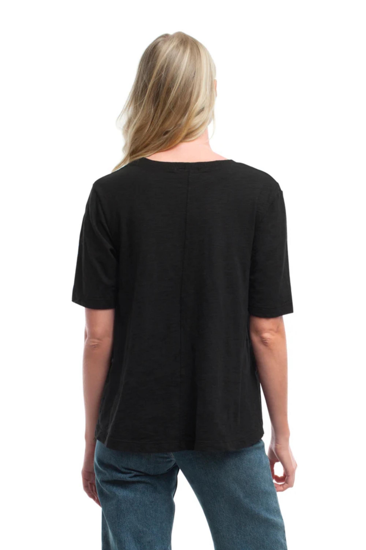 Wilt Women's Clothing Elbow Sleeve Trapeze Top