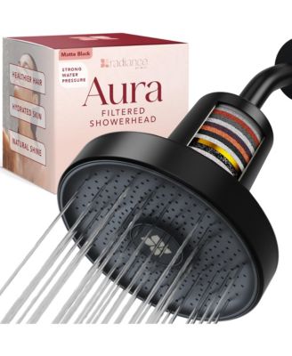 Radiance Filtered Aura Shower Head with Replaceable Filter, Improves Skin, Hair, and Nails