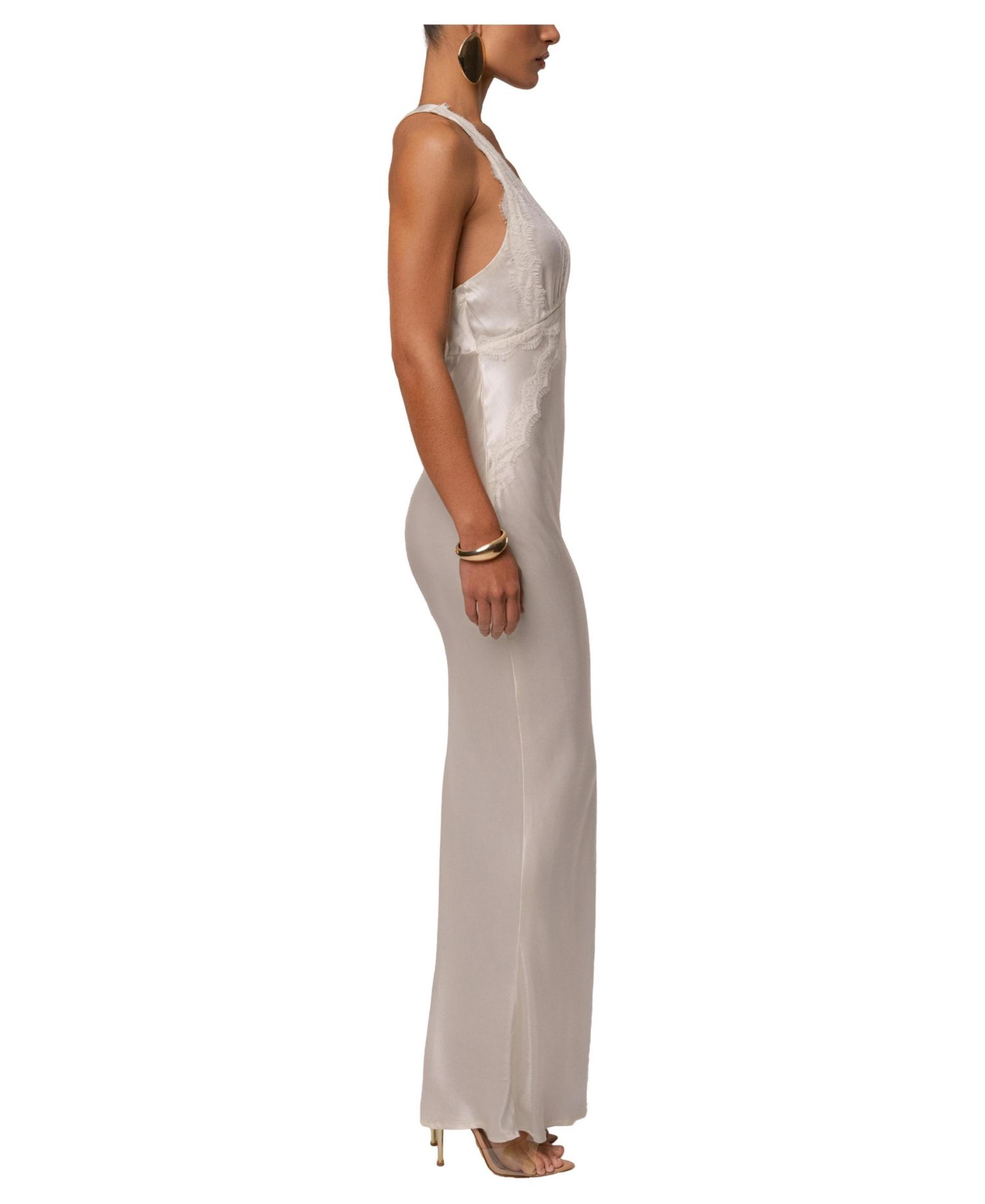 Women's Satin Evenings Maxi Dress