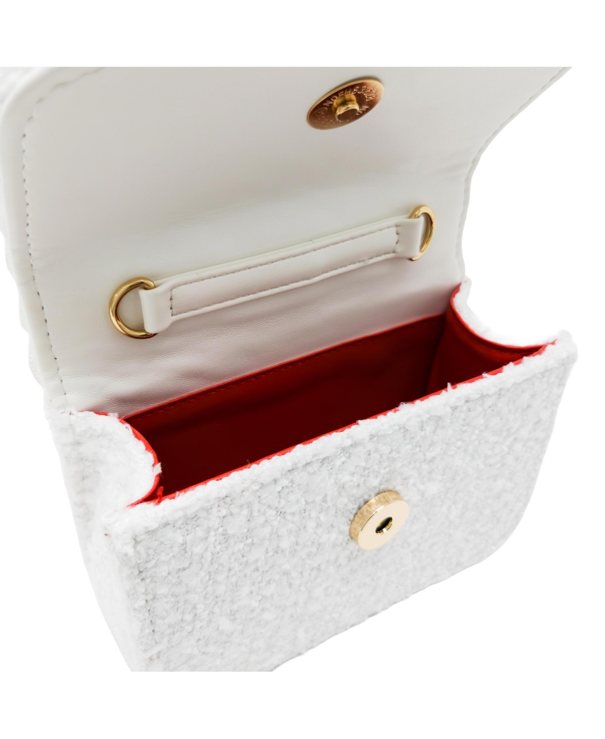 Puttisu Girls Royal Camellia Tweed Handbag