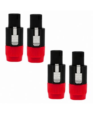  Speakon Adapter High Quality Audio Jack Male Audio Pin Speaker Adapter Connector