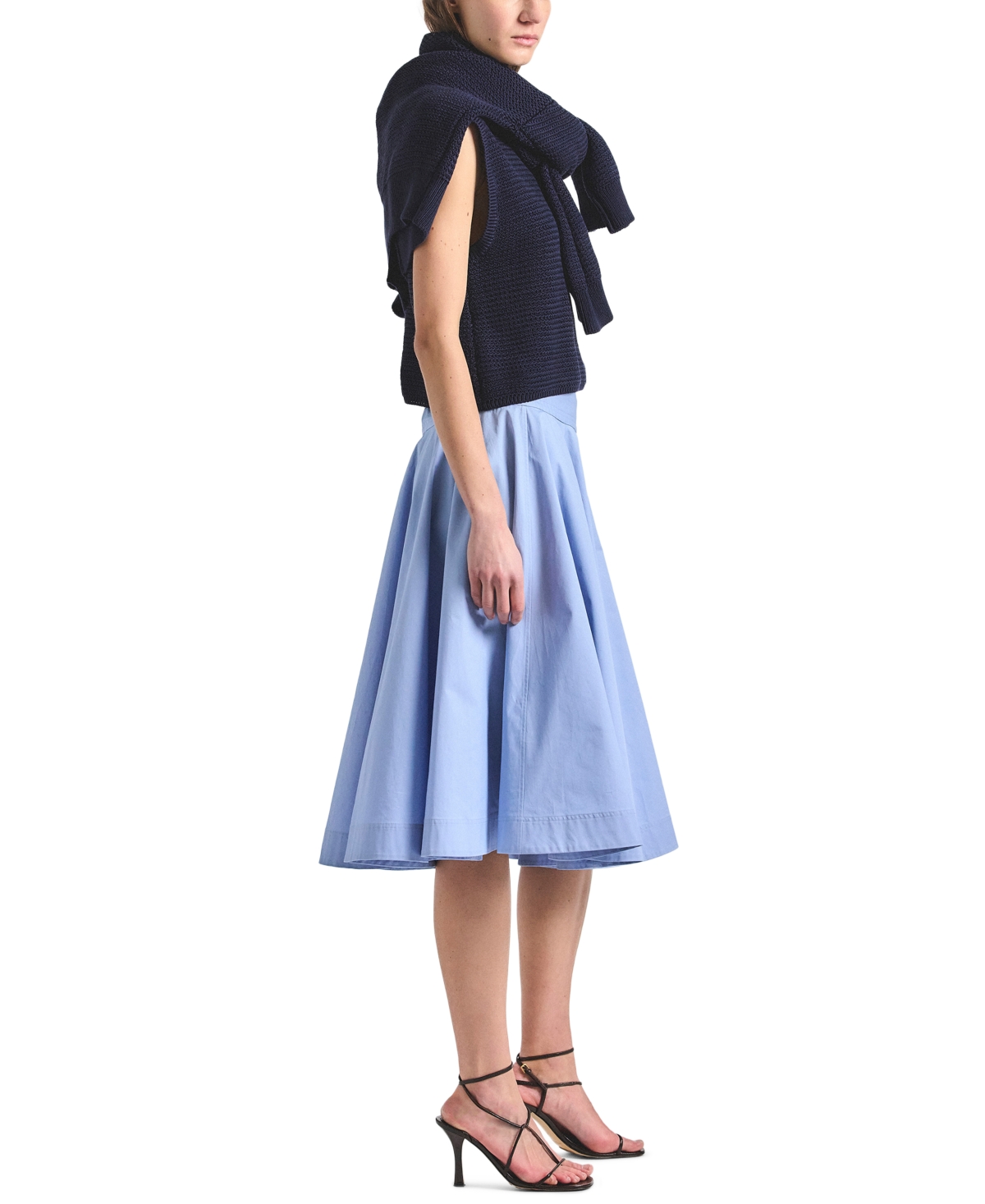 Derek Lam 10 Crosby Women's Sage Twill Wrap Skirt
