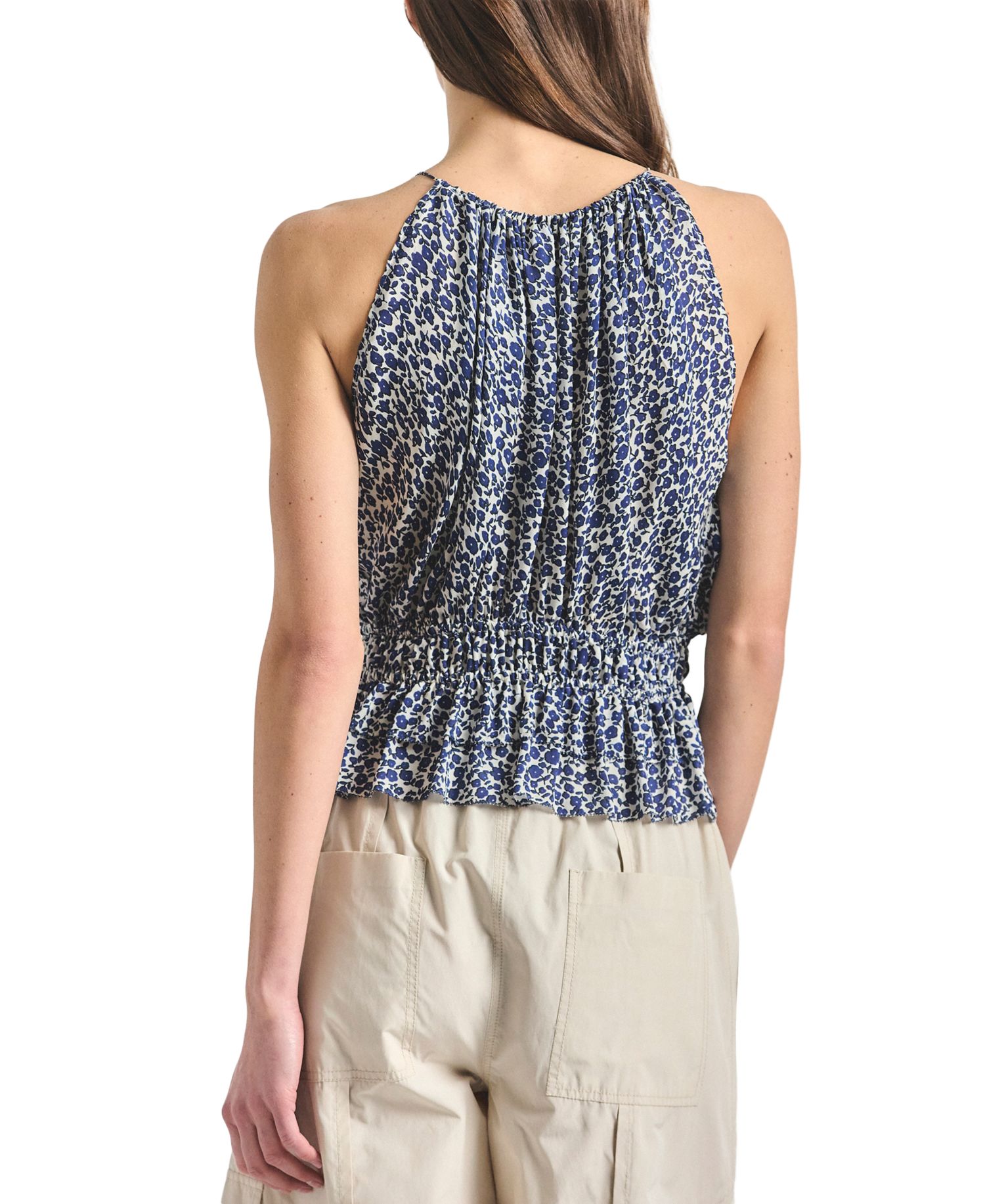 Women's Avery Floral Print Smocked Sleeveless Top
