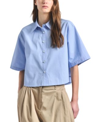 Women's Olivia Cropped Short-Sleeve Shirt