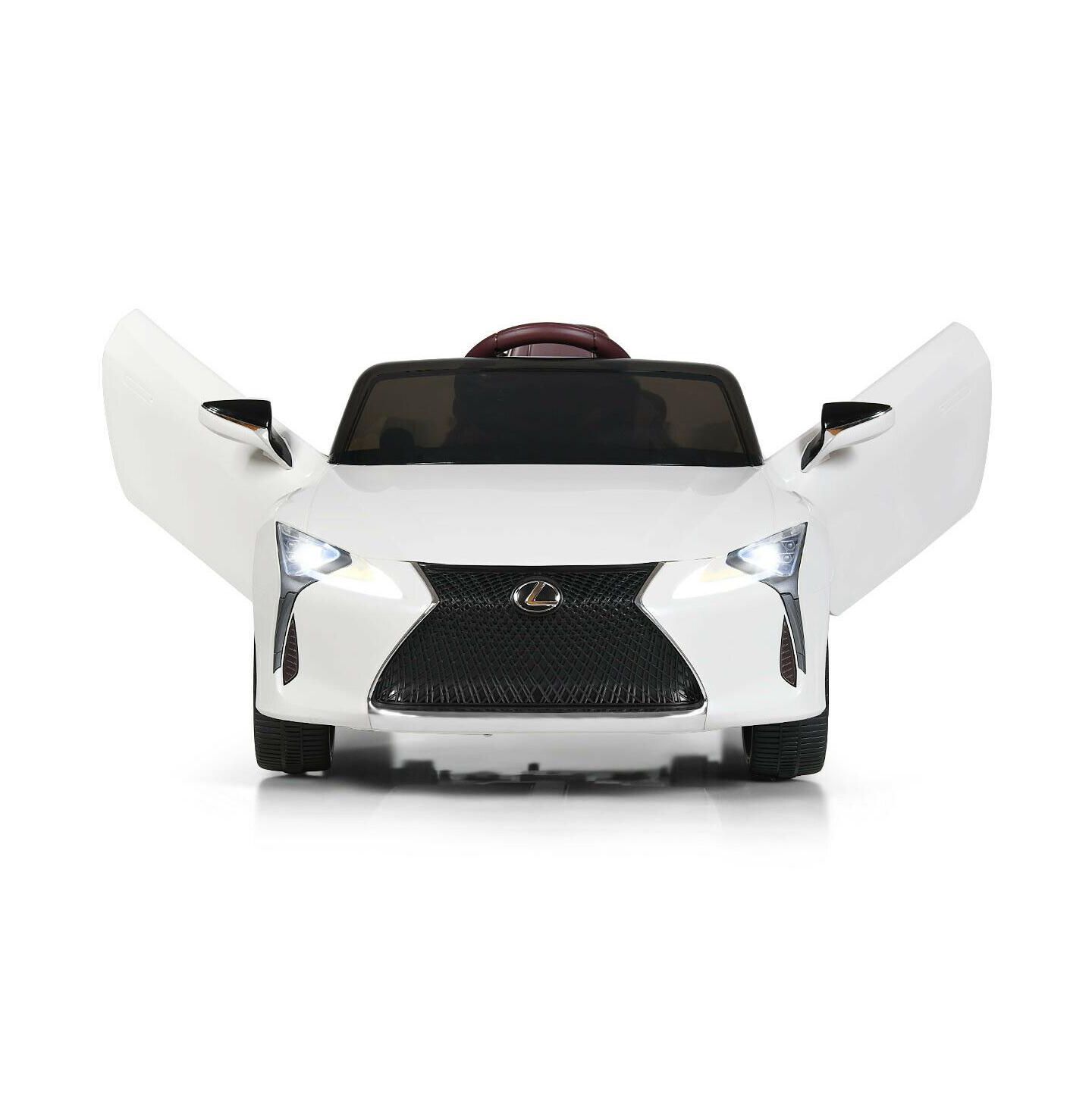 Детская игрушка Mecale Lexus LC500 Licensed Remote Control Electric Ride-On Car, 1-Seat, Ages 3+, цвет: Белый — фото 1