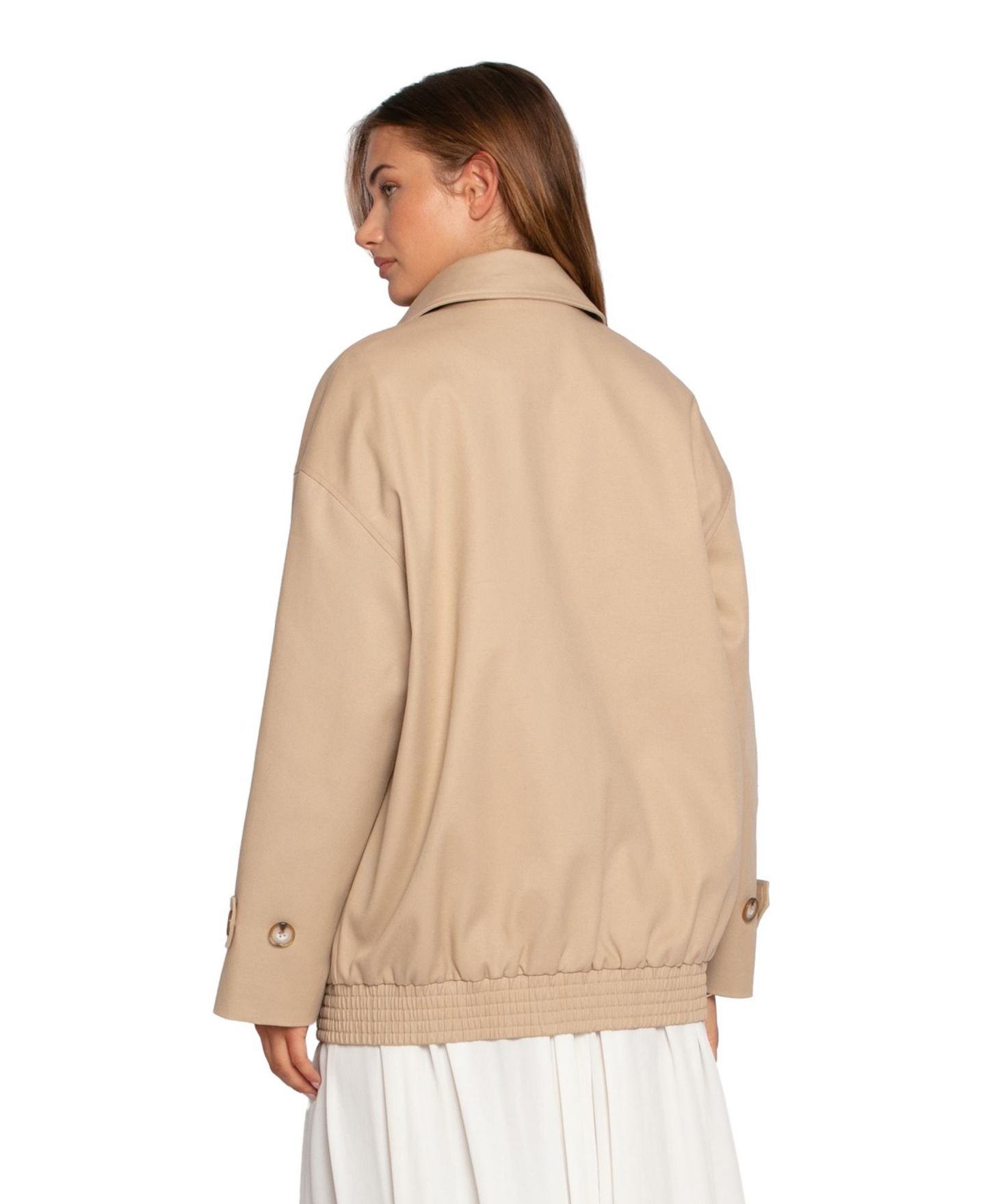 Женская куртка Belle & Bloom Weekend Trench Bomber, цвет: Рыжевато-коричневый — фото 4
