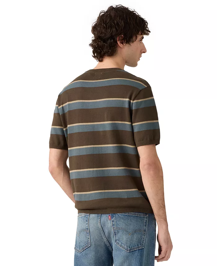 Men's Striped Soft Knit T-Shirt - thumbnail 6