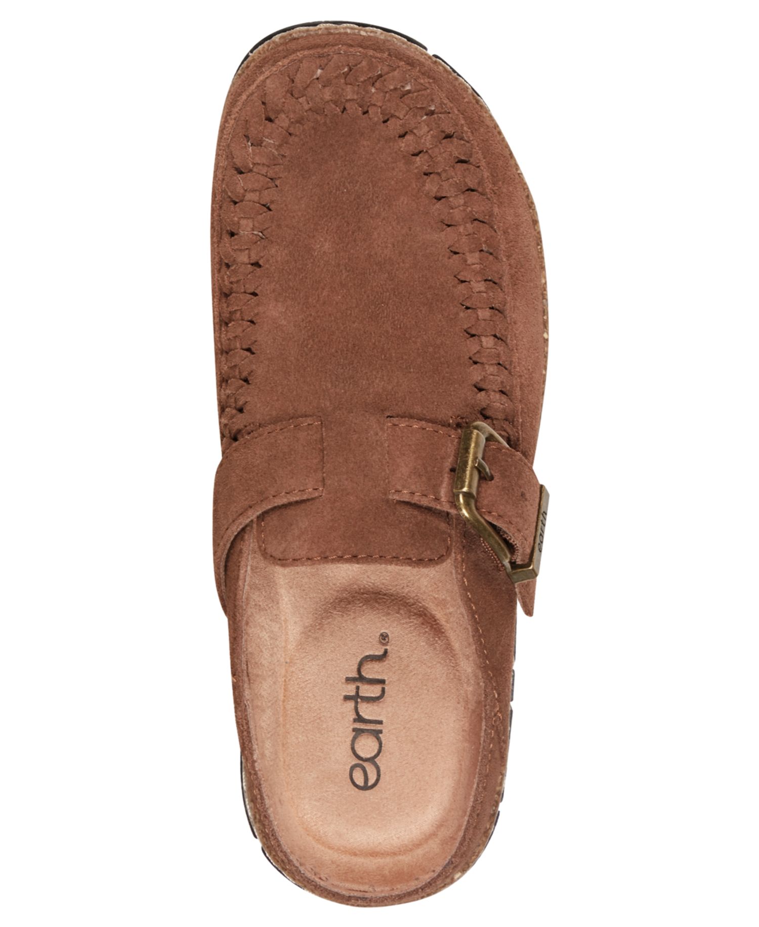 Women's Eileen Woven Suede Footbed Clogs