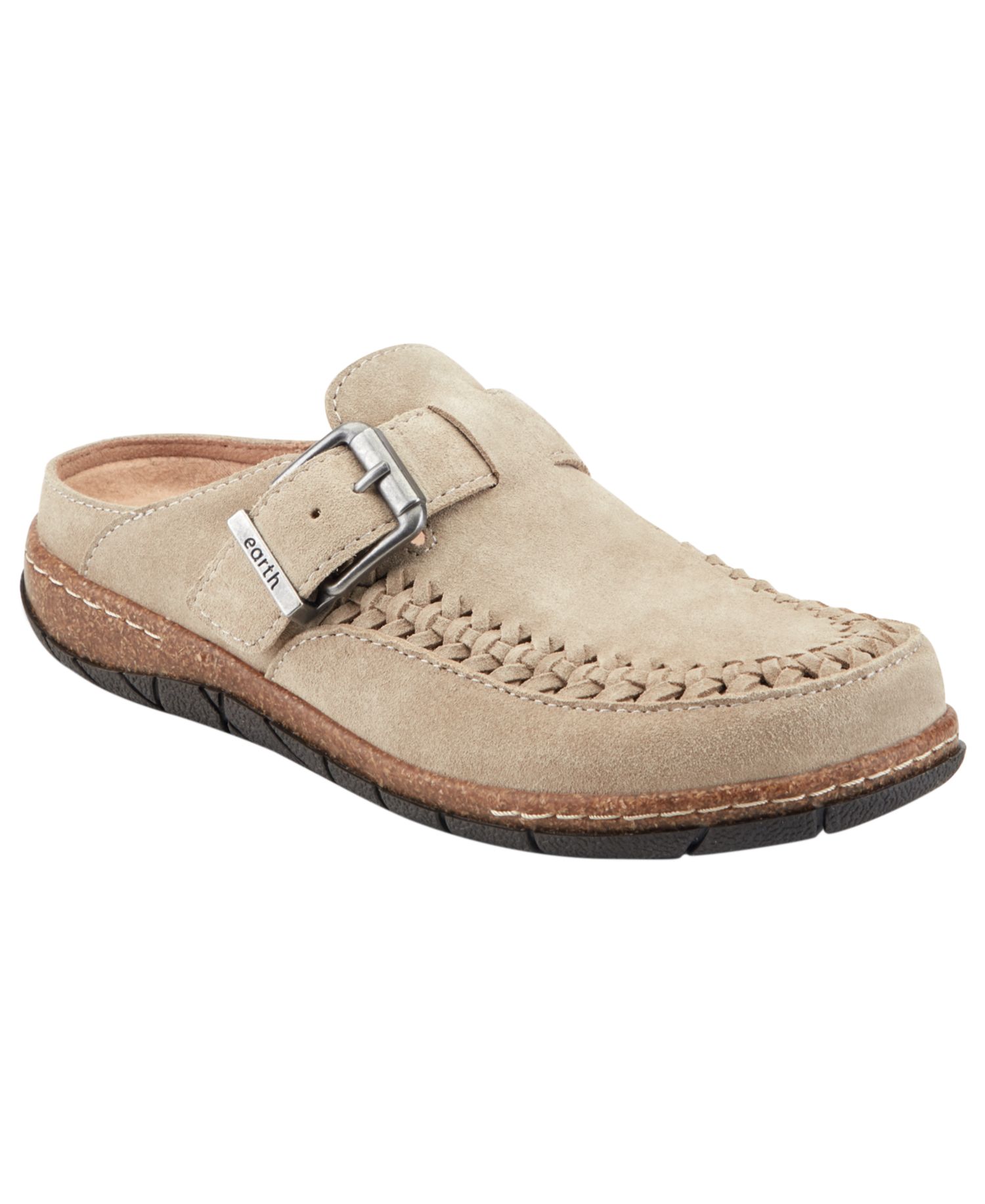 Women's Eileen Woven Suede Footbed Clogs