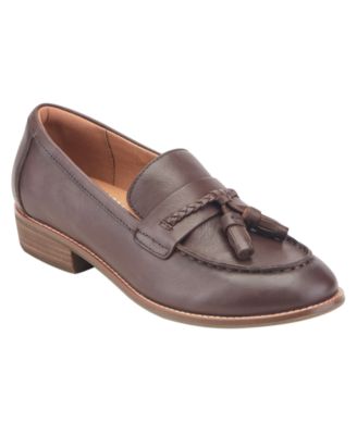 Women's Elinna Leather Slip-On Tassel Loafers