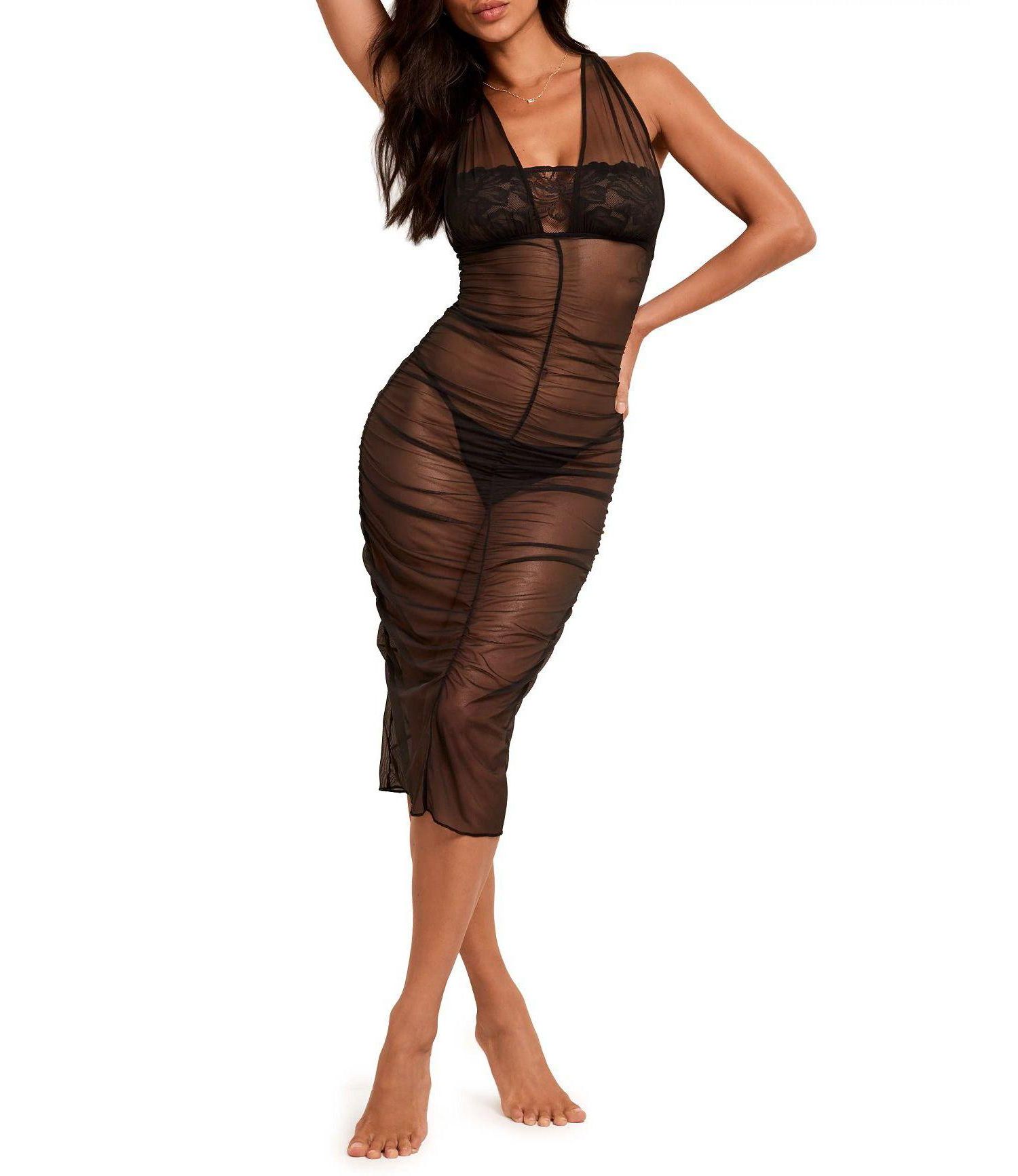 Women's Eave Slip and G-String Set Lingerie