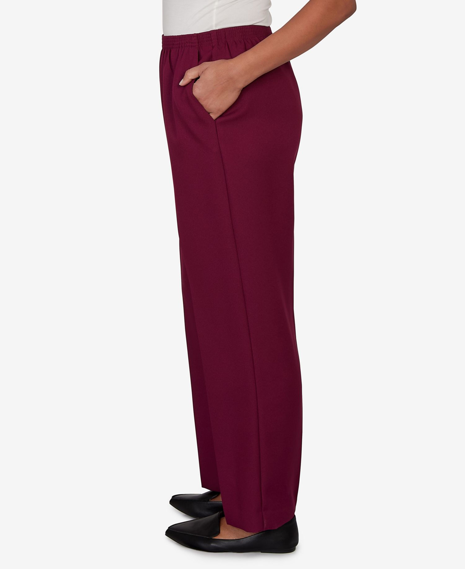 Petite Colored Classic Short-Length Pants