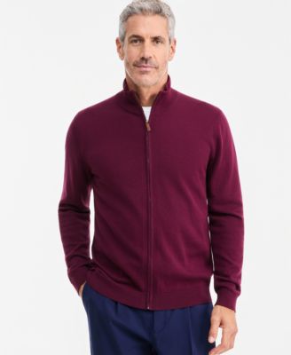 Men's Supima Cotton Full-Zip Sweater