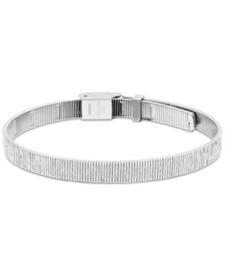 Women's Sophisticated Texture Stainless Steel Bangle Bracelet
