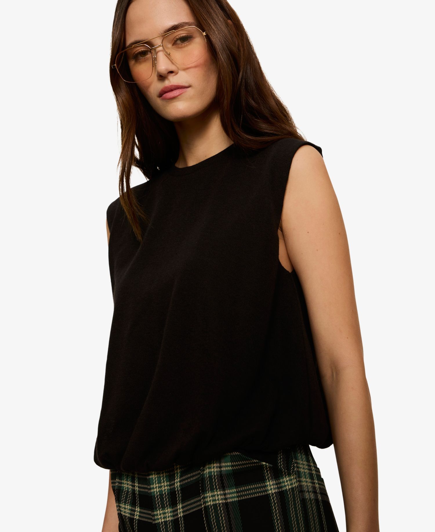 Women's Quinn Boatneck Bubble Top