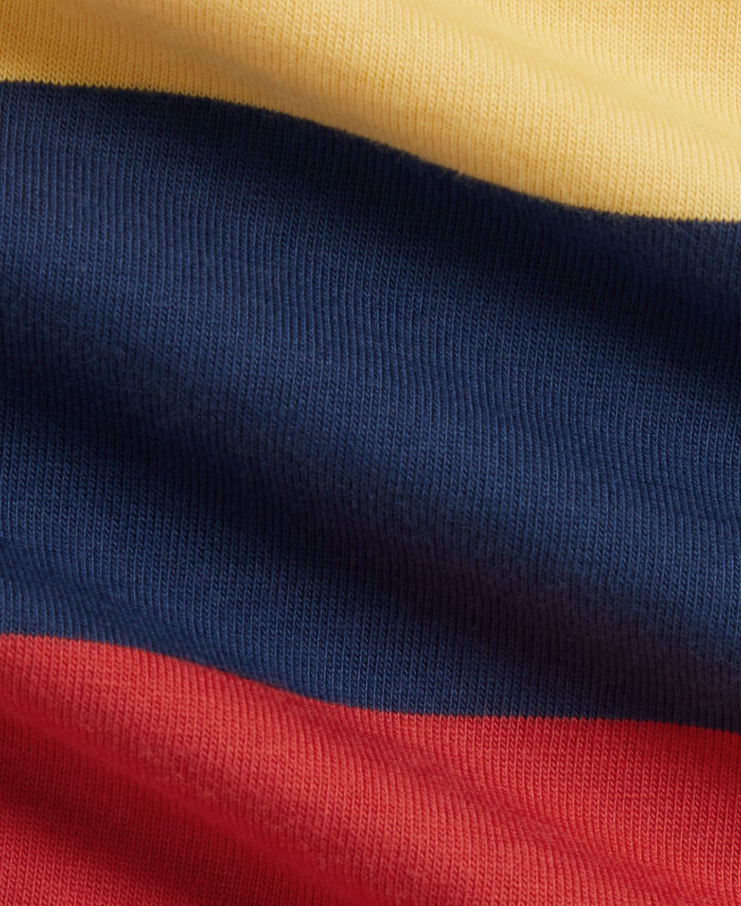 Детский регбийный комбинезон Polo Ralph Lauren из полосатого хлопка, для мальчика, цвет: Красный разноцветный — фото 3