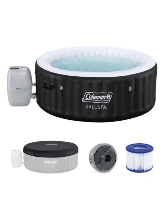 Miami 2-4 Person AirJet Inflatable Hot Tub with Cover, 71"x26