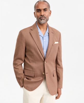 Men's Regular-Fit Houndstooth Notch-Lapel Blazer