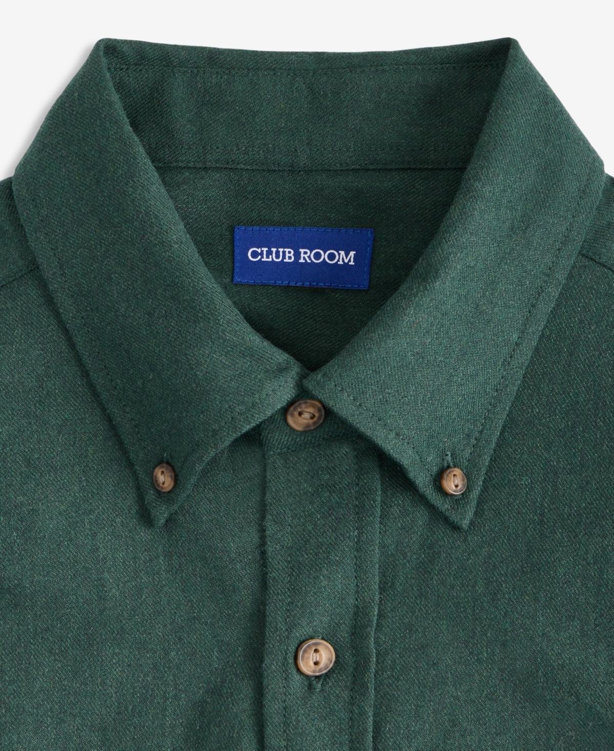 Club Room Men's Long-Sleeve Flannel Plaid Shirt, Macy's Exclusive