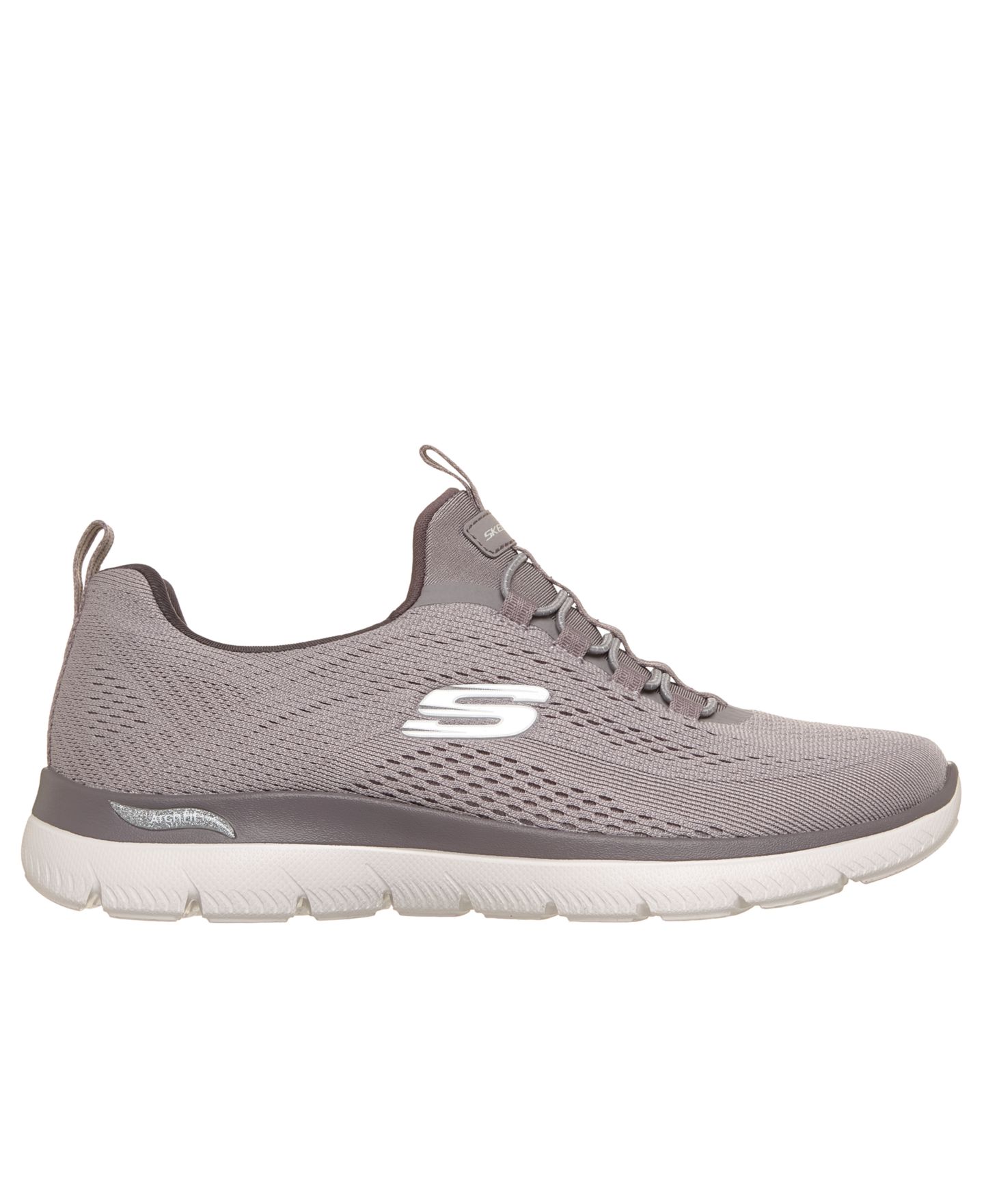 Женские кроссовки Skechers Arch Fit Summits - Natural Ease Lifestyle, цвет: Тёмный серо-коричневый — фото 3